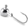 Atibin Barb Saltwater Jig Head Hook Bass Freshwater Jigs Hook Lead Round Ball Fishing Jig Lead Tackle Sharp 15pcs 34oz