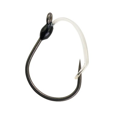Berkley Fusion19 WeedlessWideGap Hooks Smoke Satin Hook Size 20 5 Count