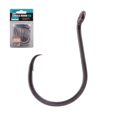 BKK Offset Heavy Circle Hook 20 25Pack 2X Super Slide Coating Needle Point