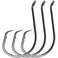 FUSIGO Circle Hooks Saltwater Catfish Hooks 110pcs Offset Circle Hooks Octopus Hooks Fishing Inline Circle Hooks 2X Strong Saltwater Circle Hooks Catfishing Tackle Size 80Black
