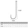 Dr.Fish DrFish 100 Pack Aberdeen Fishing Hooks Freshwater Straight Shank Light Wire Worm Hooks for BassCrappieBreamBluegillPanfish 2