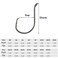 Dr.Fish DrFish 100 Pack Octopus Circle Hooks Saltwater Freshwater Fishing Hooks 8100 Offset Catfish Tuna Striper Snapper Bass Fishing 2