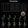 Dyxssm Drum Spring Feeder Fishing Hooks Carp Bait Traps Fishing Hook 5pcs 6