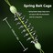 Dyxssm Drum Spring Feeder Fishing Hooks Carp Bait Traps Fishing Hook 5pcs 6
