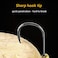Dyxssm Fishing Hooks and Leader Fishing Rigs Hook Line Stainless Steel Fishing Rigging Wire Hooks 2 StyleA 1 Hook rig
