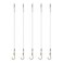 Dyxssm Fishing Hooks and Leader Fishing Rigs Hook Line Stainless Steel Fishing Rigging Wire Hooks 2 StyleA 1 Hook rig