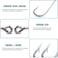 AGOOL Fishing Hooks Saltwater J Hooks 130pcs Stainless Steel OShaughnessy Long Shank Forged Trolling Hook Extra Strong with Fishing Beads for Bass Striper Catfish Snapper