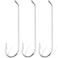 AGOOL Fly Tying Hooks150pcs Fly Fishing Hooks Panfish Crappie Hooks Long Shank Fly Hooks Eye Down Dry Wet Nymph Strimp Pupa Larva Streamer Jig for Trout Catfish Panfish