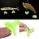 GaiRen 100 PCS Fishing Treble Hook Covers Protector Bonnets for Fishing Lures 5Sizes 1 2 3 4 5 Yellow