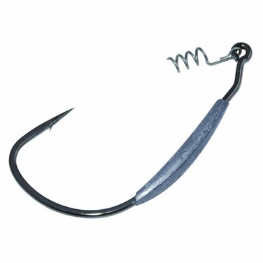 Gamakatsu 296414 Weighted Superline with Springlock 4Pack 18Ounce Black