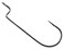Gamakatsu Offset Shank Round Bend Worm Hook5 Per Pack Red 40