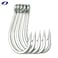 OCEAN CAT Classic Stainless Steel Fishing Hook Short Long Spear Barbed Offset Point Octopus Hooks Circle Trolling Hooks Fishing Tackle for Saltwater and Freshwater 50 Spear