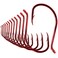 XFISHMAN OctopusHookFishingBeakCircleHooksFreshwaterRedBlack10050 Pack 1Red Size10 100Pack
