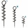 JSHANMEI Soft Lure Spring Twist Lock Fishing Crank Hook Centering Pin for Soft Lures Bait Keeper Fishing Screw Lock Fixed Latch