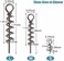 JSHANMEI Soft Lure Spring Twist Lock Fishing Crank Hook Centering Pin for Soft Lures Bait Keeper Fishing Screw Lock Fixed Latch