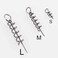 JSHANMEI Soft Lure Spring Twist Lock Fishing Crank Hook Centering Pin for Soft Lures Bait Keeper Fishing Screw Lock Fixed Latch