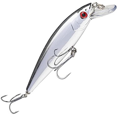 Strike King HCKVDJ200475 KVD Jerkbait 2Hook Fishing Lure 475 Carolina Chrome 38 oz Weight Transfer System