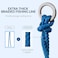 THKFISH Fishing Assist Hooks Saltwater Dancing Stinger Jigging Hooks Double Assist Replacement Fishing Hooks for Slow Pitch Jigs Vertical Jigging Lures Blue205pcs