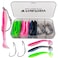 THKFISH Fishing Hooks TwistLock Hooks weedless Weighted Hooks Swimbait Hooks for Soft Plastics Weighted Hooks Saltwater Freshwater 25PCS