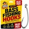 BIG WORM Worm Hooks for Bass Fishing Texas Rig Ewg