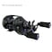 KastKing MegaJaws Elite Baitcasting Reels 721 Gear Ratio Left Handed Black Violet Shallow Spool No Flipping Switch