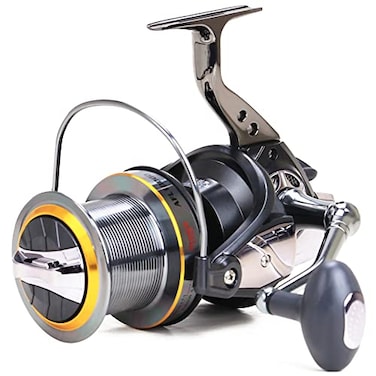 FISHDROPS Fishdrops Surf Spinning Reel Size 10000 12000 Saltwater Fishing Reels Full Metal Frame 31 LBs Max Drag 101 Stainless BB Ultra Smooth Powerful High Capacity Long Casting Spinning Reels
