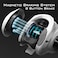 KastKing Crixus Fishing Rod and Reel Combo High Performance Spinning Baitcaster Combo IM6 Graphite 2Pc Blanks Zirconium Oxide Rings SuperPolymer Handle Lightweight Reel with Aluminum Spool