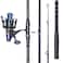 Sougayilang Surf Fishing Rod Combo MediumHeavy 3 Piece Baitfeeder Spinning Combo with 4000 Size Reel for Travel 9FT Rod with 4000 Reel