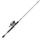 Zebco Omega Pro Spincast Reel and Fishing Rod Combo 6Foot 2Piece IM6 Graphite Fishing Pole Split MaxTac Grip Rod Handle Size 30 Reel Prespooled with 10Pound Line Black