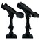 HiUmi 2 Pack BaitcasterSpinning Rod Holder with Side Deck Mount Extender Holder Mount