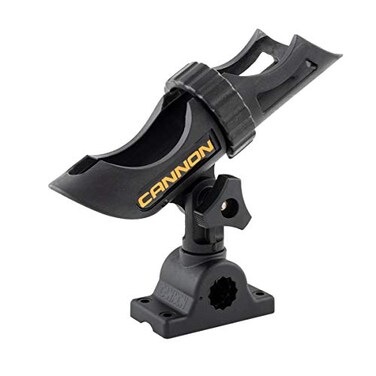 Cannon ThreePosition Adjustable Rod Holder for Boat Trolling and Downriggers