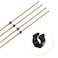 Tenalleys 30 Black Billiards Cue Clips Regular Fishing Rod Storage Holders for Pool Cue Fishing Pole