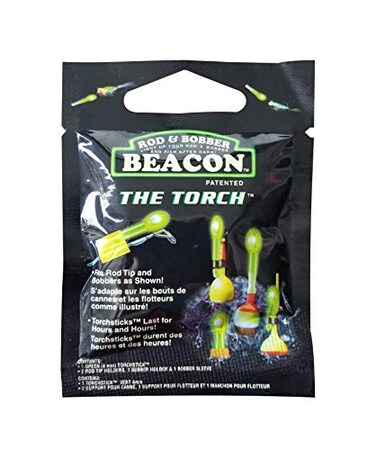 TACKLE BEACON Torch Lightstick Green with Holders 1Pack