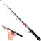 EHERDM Telescopic Fishing Rod Mini Portable Pole for Saltwater and Freshwater Lightweight and Compact Spinning Rods 591ft