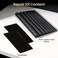 FishTrip Fishing Rod Repair Kit Complete10pcs Carbon Fiber Sticks with 5pcs Sandpaper Pole Building Kit for Saltwater Freshwater Spinning Casting Rod Medium Size