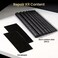 FishTrip Fishing Rod Repair Kit Complete10pcs Carbon Fiber Sticks with 5pcs Sandpaper Pole Building Kit for Saltwater Freshwater Spinning Casting Rod Medium Size