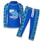 TFJH E Swimsuits for Boys UPF 50 UV Sun Protective Swimming Custumes Fish Navy Long 116122