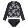 Hurley Long Sleeve Rash Guard 2Piece Swimsuit