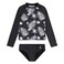 Hurley Long Sleeve Rash Guard 2Piece Swimsuit