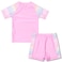 QPANCY Mermaid Rash Guard for Girls Size 8 9 2Piece Beach Swimwear Swimsuits Shorts