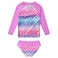 QPANCY Metallic Mermaid Rash Guard for Girls Size 8 9 2Piece Ruffle Swimwear SwimsuitsSize 8 9