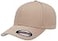 Flexfit Unisex Cotton Twill Fitted Baseball Cap Khaki SmallMedium