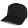 Armycrew Adjustable Solid Color Plain Cotton Polyester Blank Snapback Baseball Style Cap BLACK