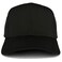 Armycrew Adjustable Solid Color Plain Cotton Polyester Blank Snapback Baseball Style Cap BLACK