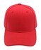 Top Level Baseball Cap Hat Men Women Classic Adjustable Plain Blank RED