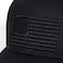 Uphily Black American Flag Baseball Cap USA Low Profile Patriotic Snapback Dad Hat for Men or Women