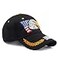 Uphily Black Patriotic American Bald Eagle Baseball Dad Hat Adjustable Veteran USA Nine Line Snapback Cap for Men or Women