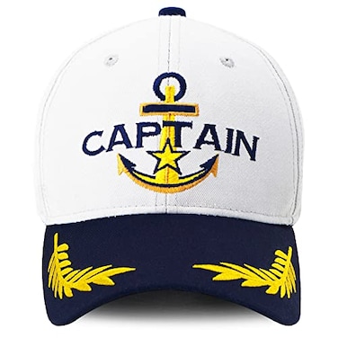 PopCrew Captain Hat First Mate Matching Skipper Boating Baseball Caps Nautical Marine Sailor Navy Hats Captain