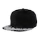CNUSER Snapback Hats for Men Hip Hop Baseball Cap Paisley Flat Bill Brim Adjustable Black Dad Hats