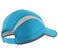 Connectyle Foldable Mesh Sports Cap with Reflective Stripe Breathable Sun Runner Cap Lake Blue